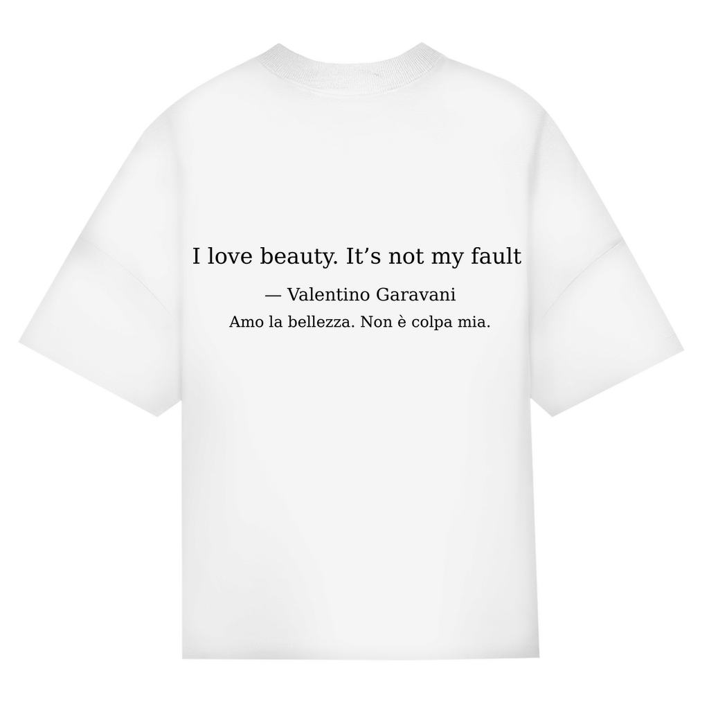 INCR. PAROLE 05 – Oversize T-Shirt „Amore controcorrente“