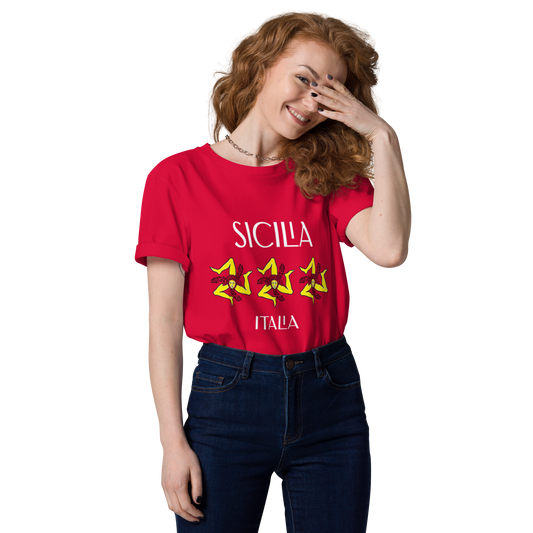 Inc.redibile Sicilia Damen Bio-Baumwoll-T-Shirt